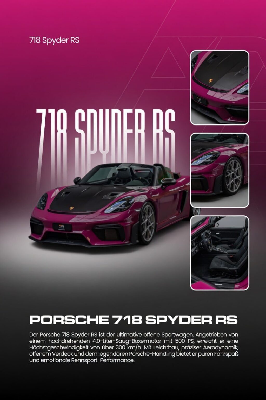 718 Spyder RS